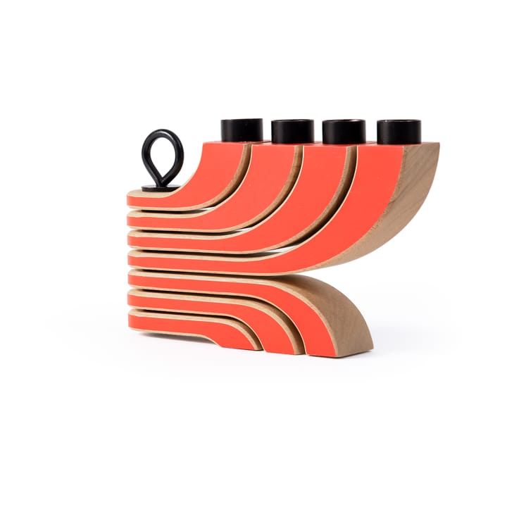 Nordic Light kaarsenhouder 4 armen - Rood - Design House Stockholm