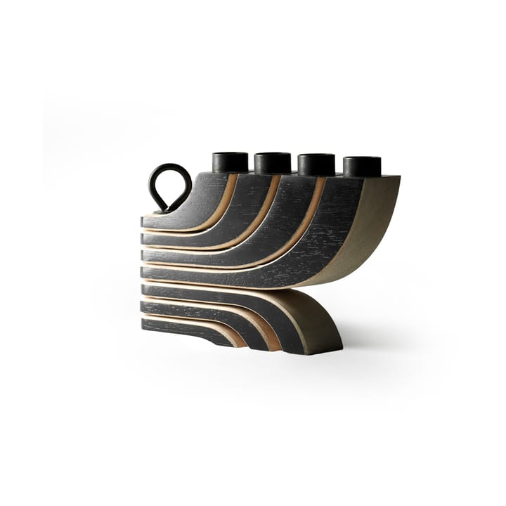 Nordic Light kaarsenhouder 4 armen, zwart Design House Stockholm