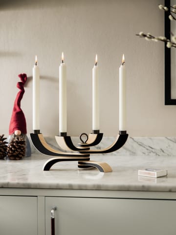 Nordic Light kaarsenhouder 4 armen - zwart - Design House Stockholm