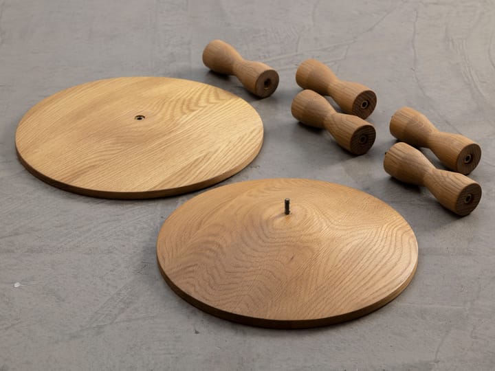 Pedestal tafel Ø31x67,5 cm, Oak Design House Stockholm