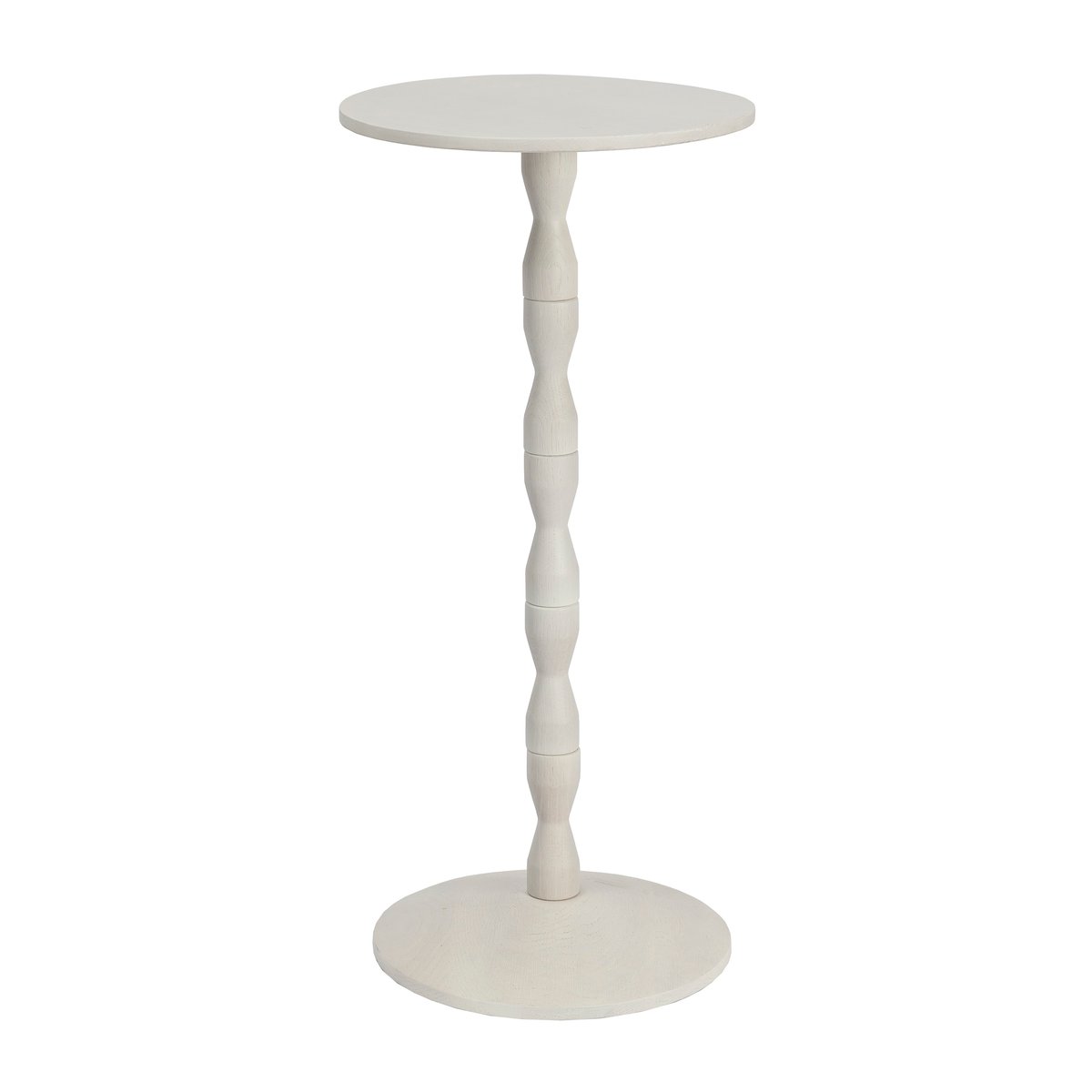Design House Stockholm Pedestal tafel o31x67,5 cm Stained white grey