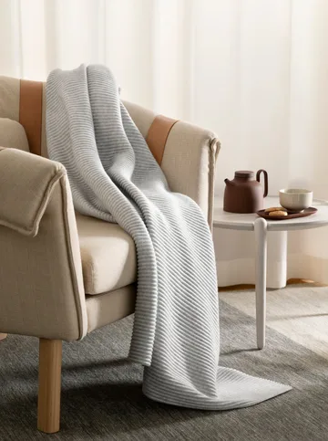 Pleece deken 140x160 cm - Lichtgrijs - Design House Stockholm