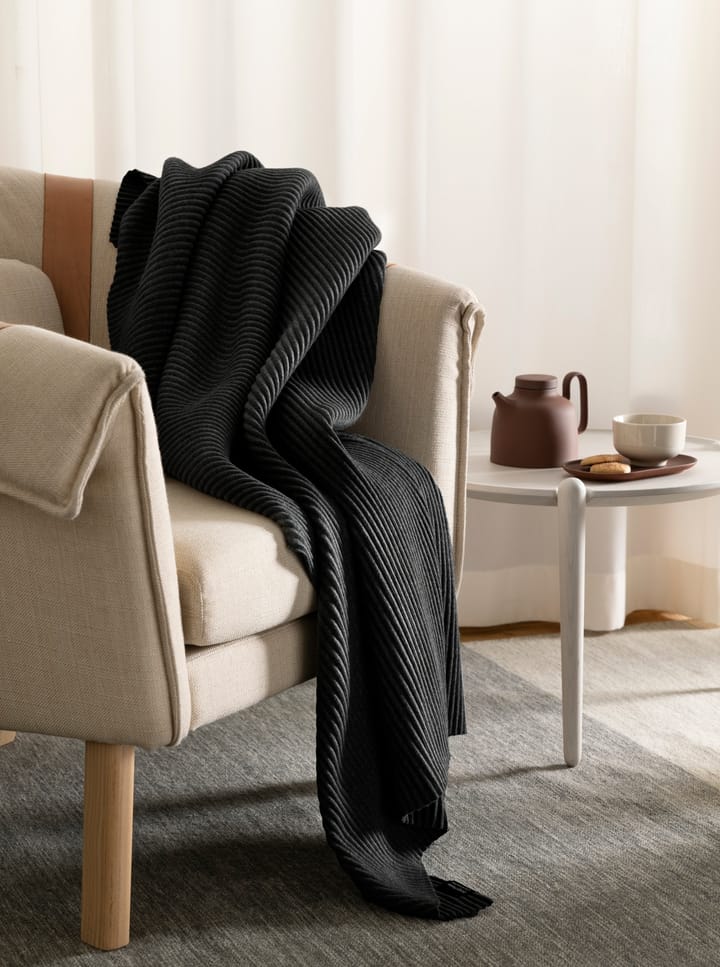 Pleece deken 140x170 cm, Zwart Design House Stockholm