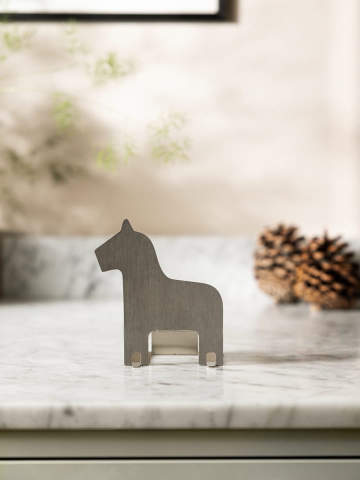 Pop-up waxinelichtjeshouder dalahäst, Roestvrij staal Design House Stockholm