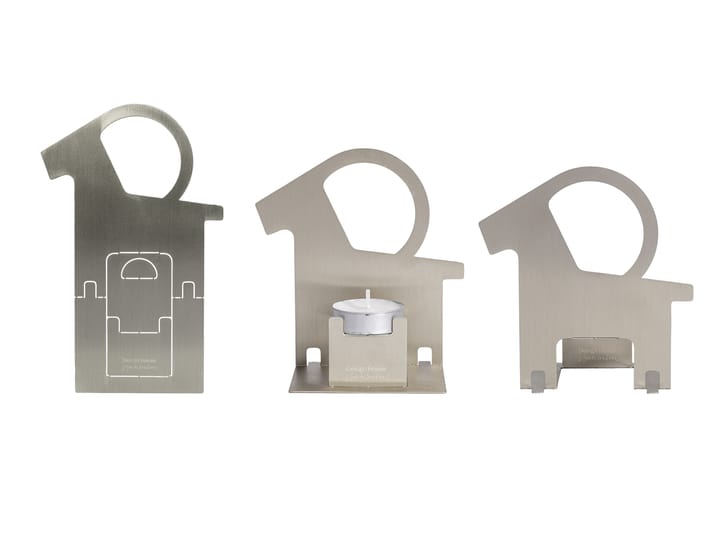 Pop-up waxinelichtjeshouder julbock, Roestvrij staal Design House Stockholm