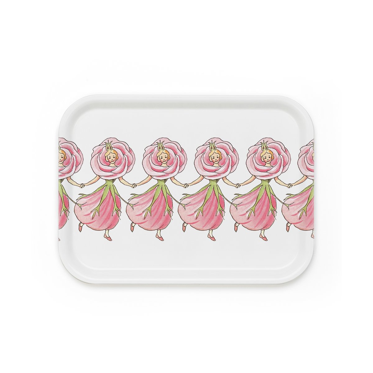 Design House Stockholm Rose dienblad 20x27 cm | Scandinavisch Interieur | Dienbladen | Wit