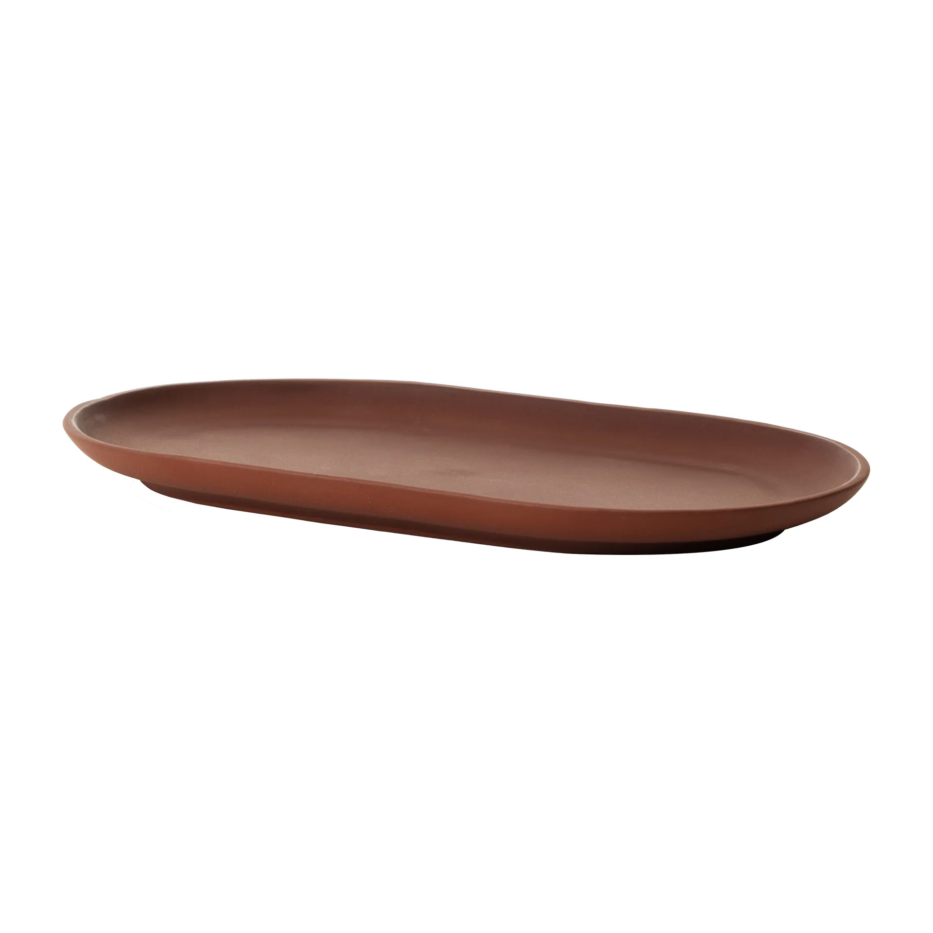 Sand bord ovaal 12,5x20 cm, Red clay Design House Stockholm