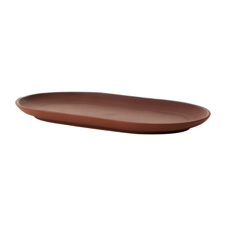Sand bord ovaal 12,5x20 cm - Red clay - Design House Stockholm