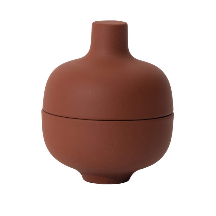 Sand kom met deksel S Ø8,2 cm - Red clay - Design House Stockholm