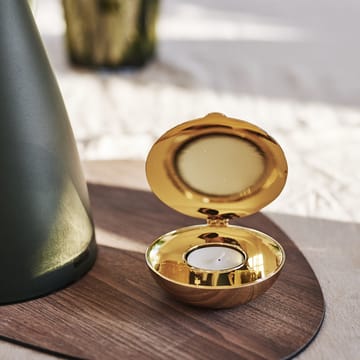 Shell theelichthouder - messing - Design House Stockholm