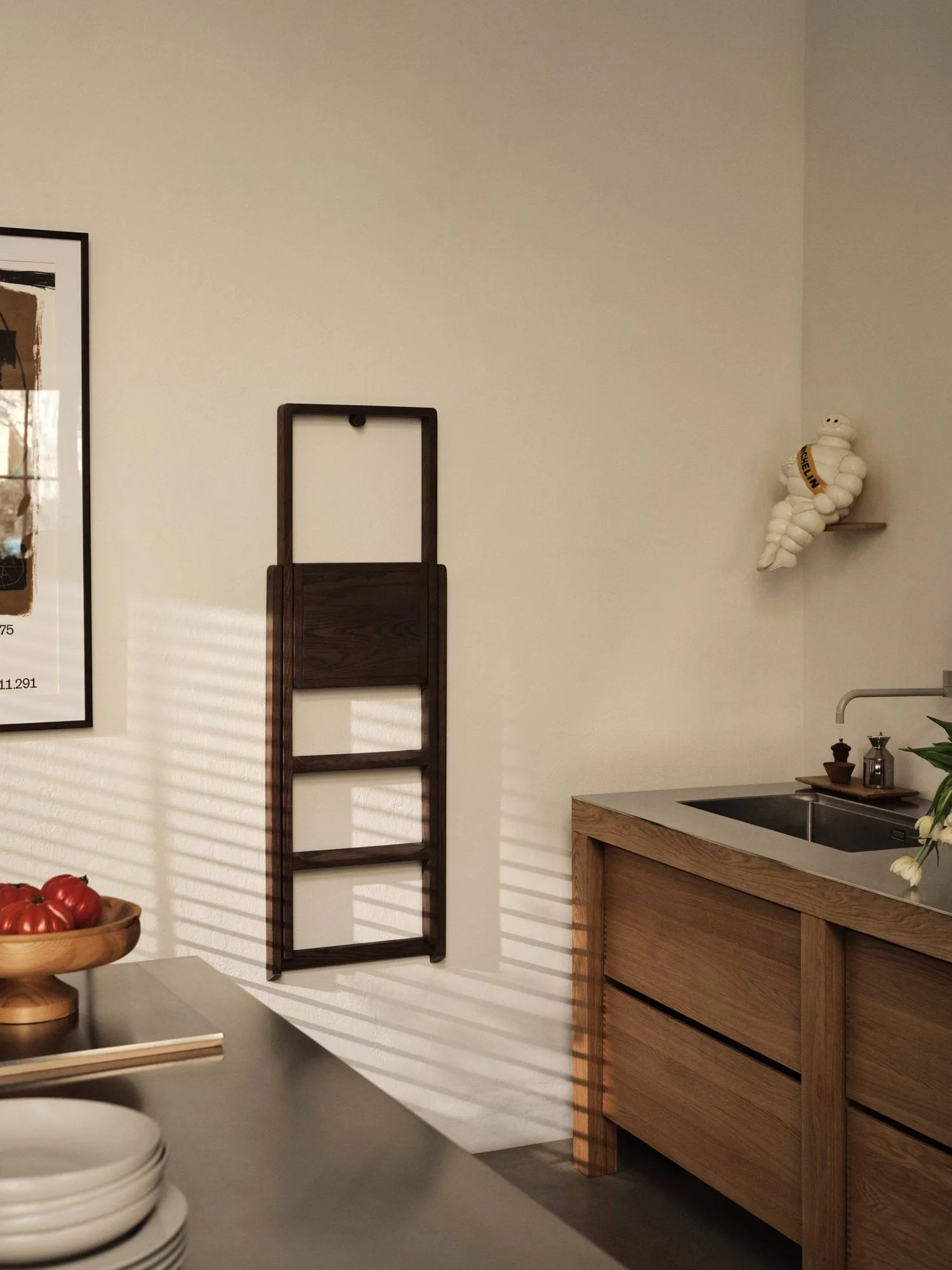 Step ladder, Dark oak Design House Stockholm