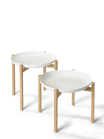 Tablo Table Set bijzettafel - Low white - Design House Stockholm
