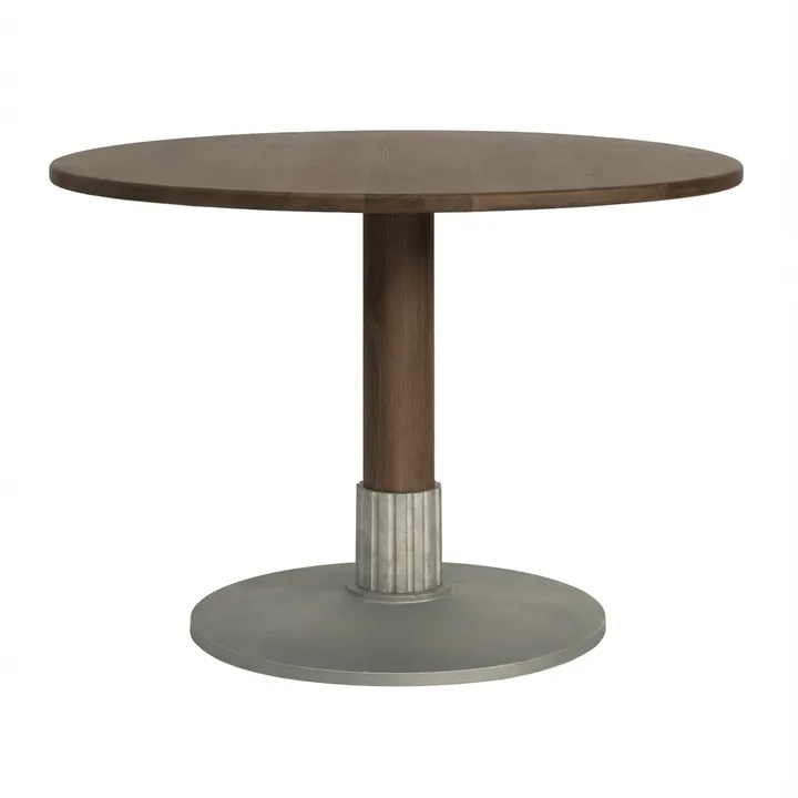 Tock Table eettafel - Donkere eik, Ø110x76 cm - Design House Stockholm