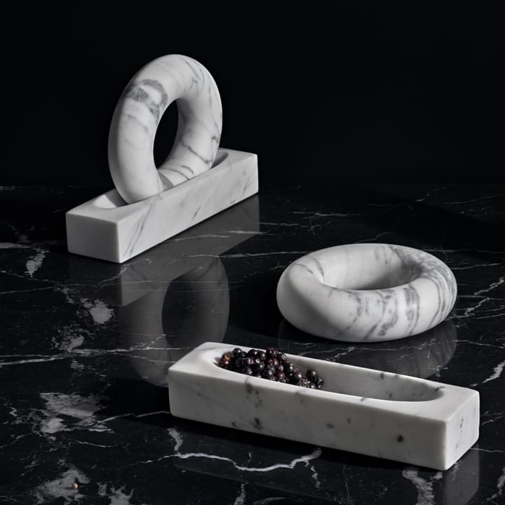 Tondo vijzel, marmer Design House Stockholm
