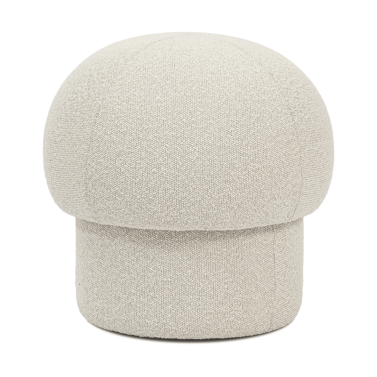 Design House Stockholm Uno poef o50 cm Cream | Scandinavisch Interieur | Poefs en hockers | Wit