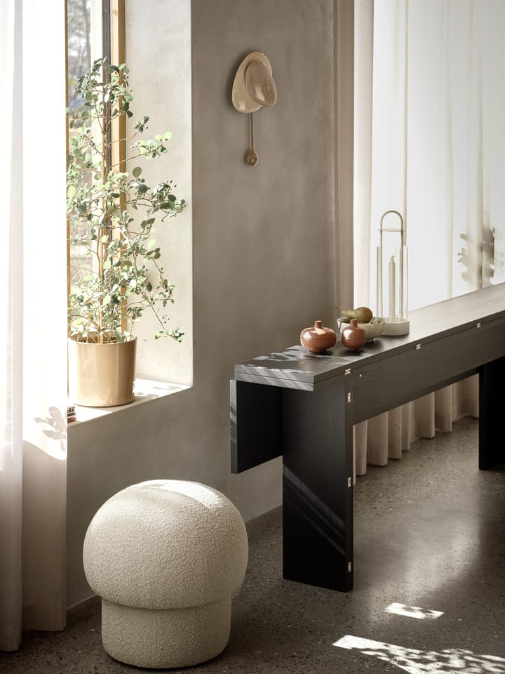 Uno poef Ø50 cm, Cream Design House Stockholm