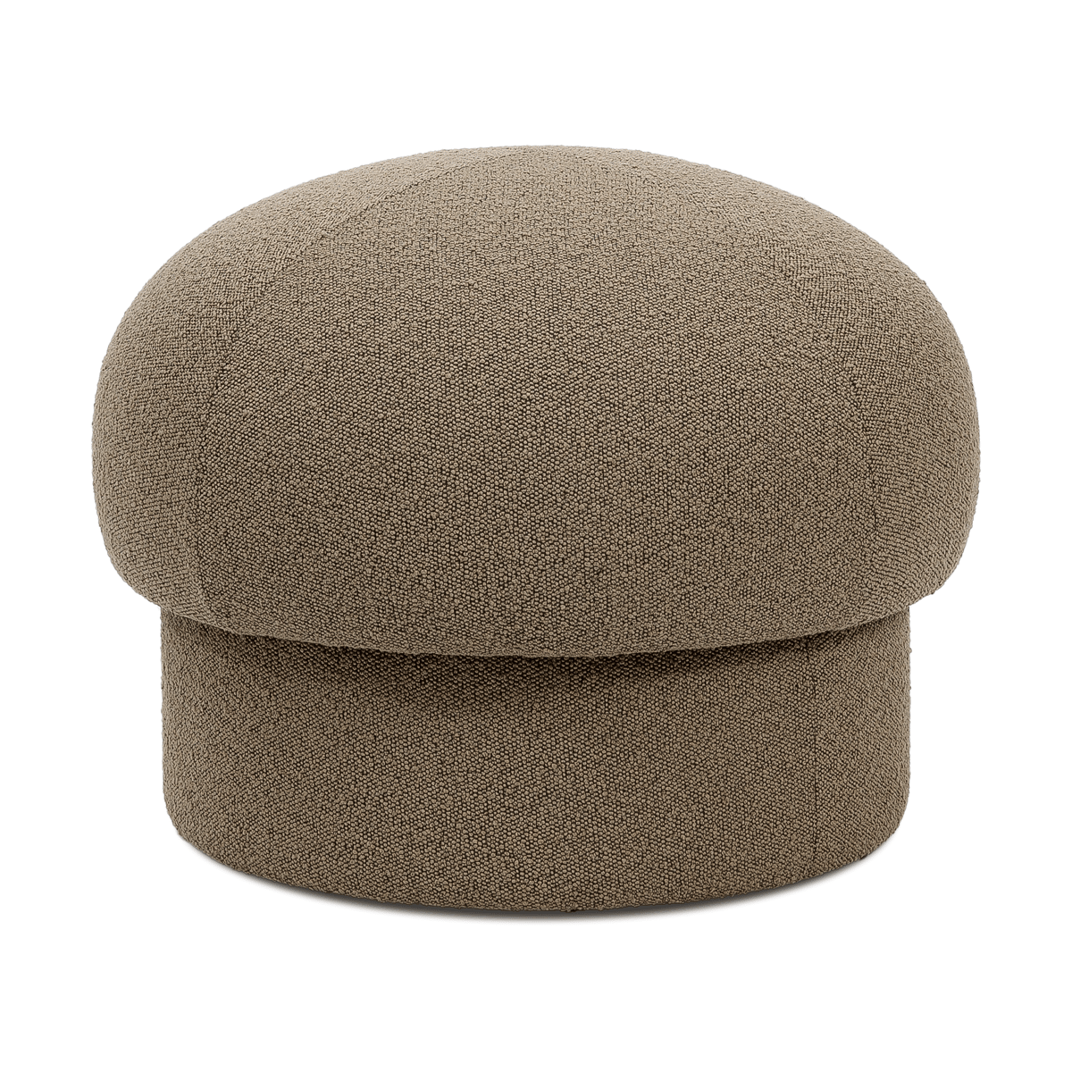 Design House Stockholm Uno poef o65 cm Brown | Scandinavisch Interieur | Poefs en hockers | Bruin