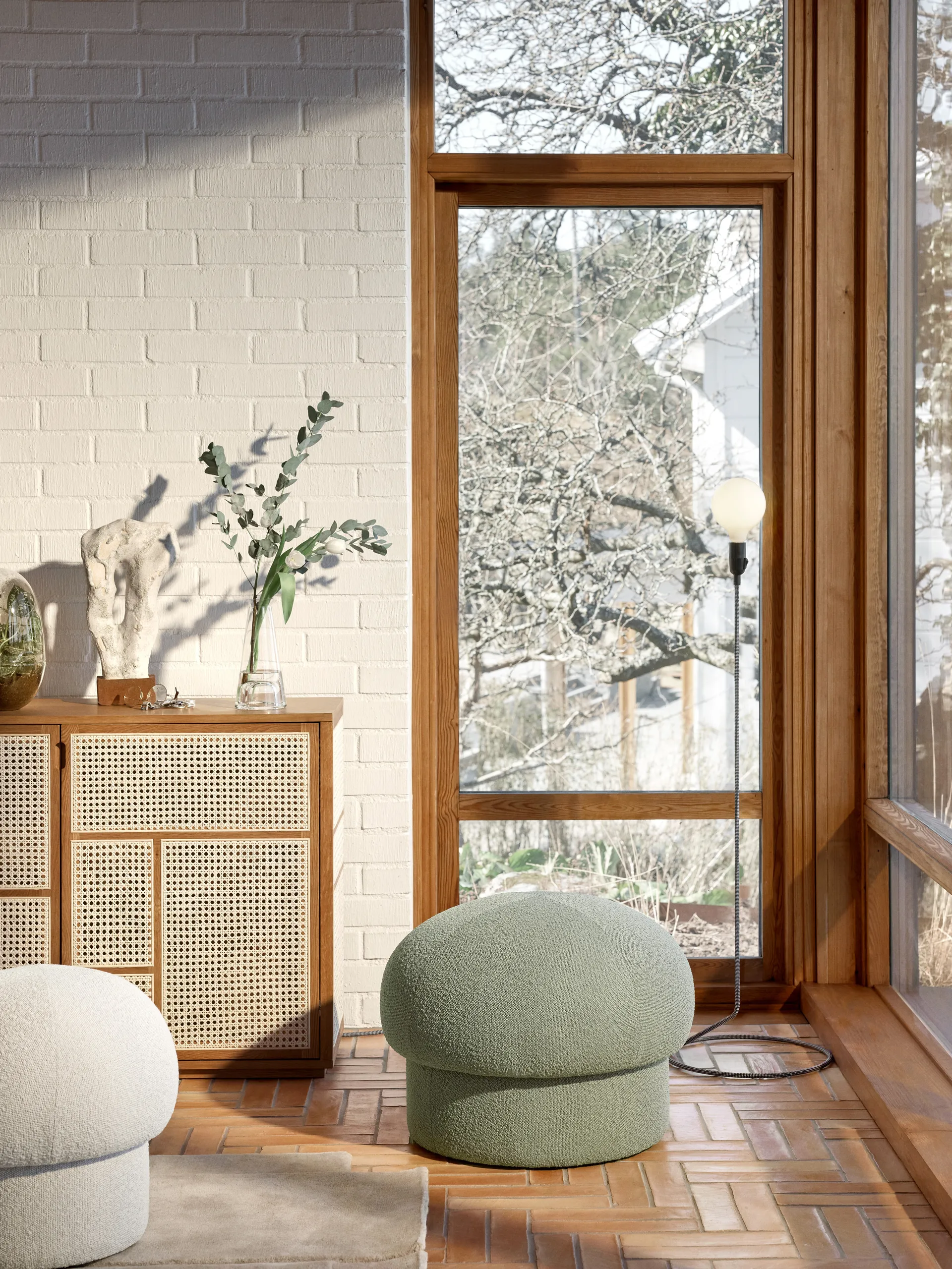 Uno poef Ø65 cm, Green Design House Stockholm