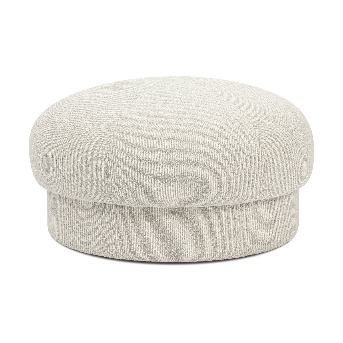 Design House Stockholm Uno poef o94 cm Cream | Scandinavisch Interieur | Poefs en hockers | Beige