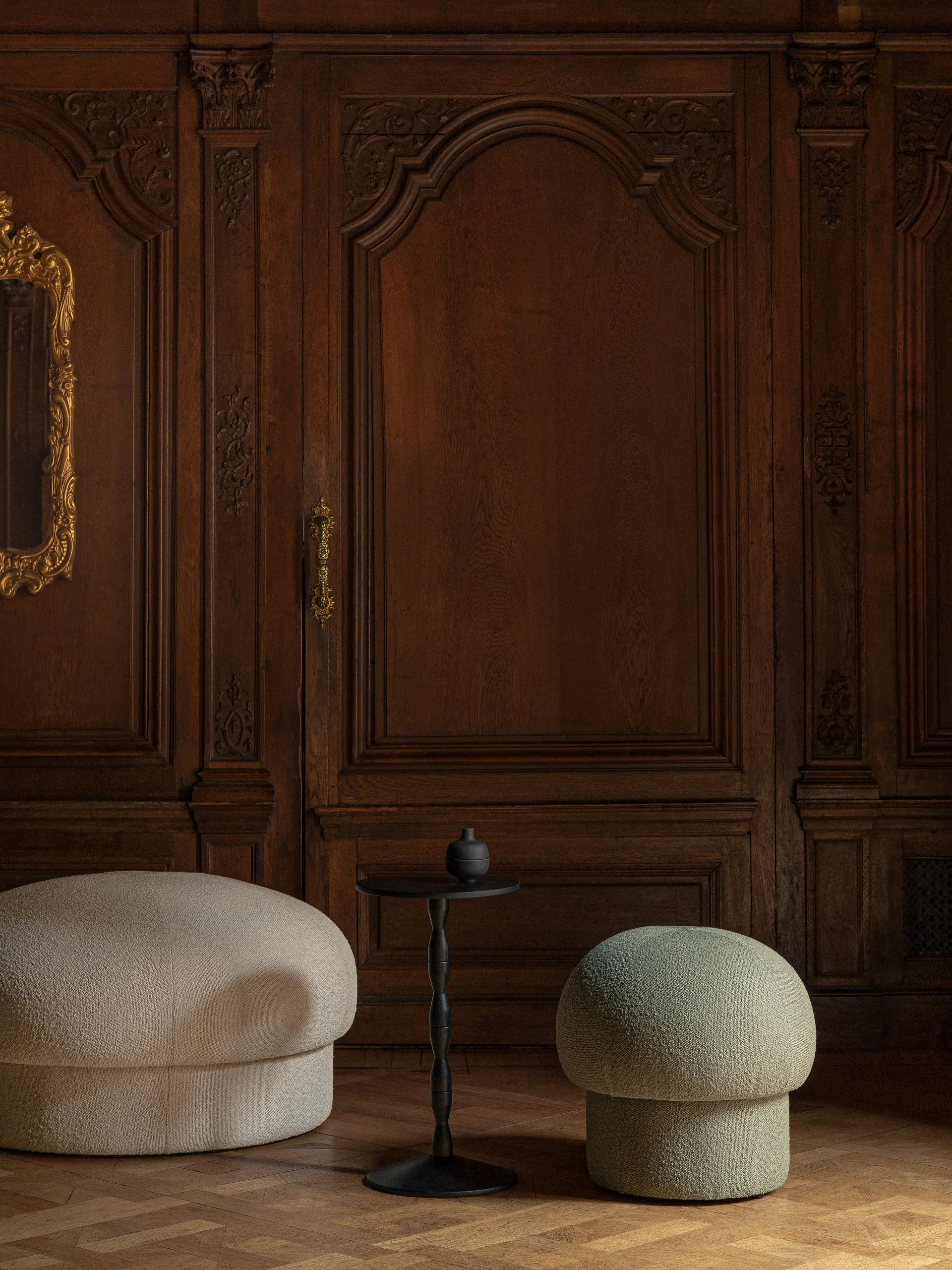 Uno poef Ø94 cm, Cream Design House Stockholm