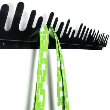 Wave wandhaak - zwart - Design House Stockholm