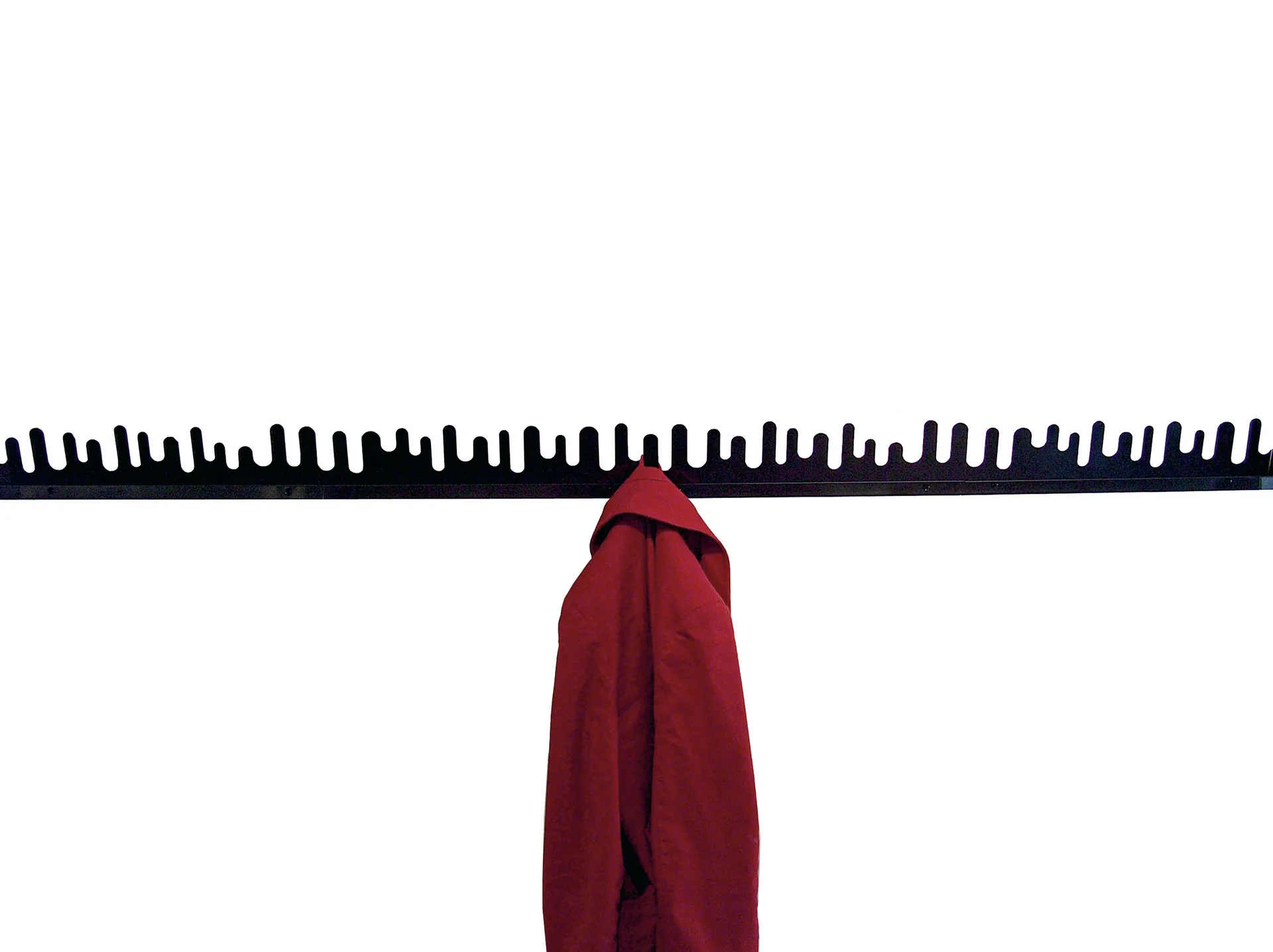 Wave wandhaak, zwart Design House Stockholm