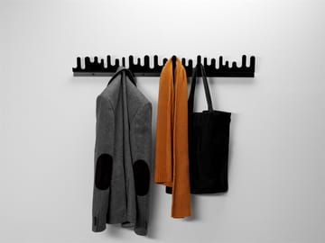 Wave wandhaak - zwart - Design House Stockholm