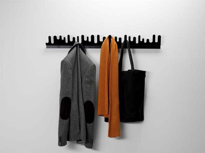 Wave wandhaak, zwart Design House Stockholm