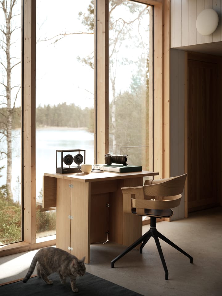 Wick Chair bureaustoel, eiken-grijze metalen poten Design House Stockholm