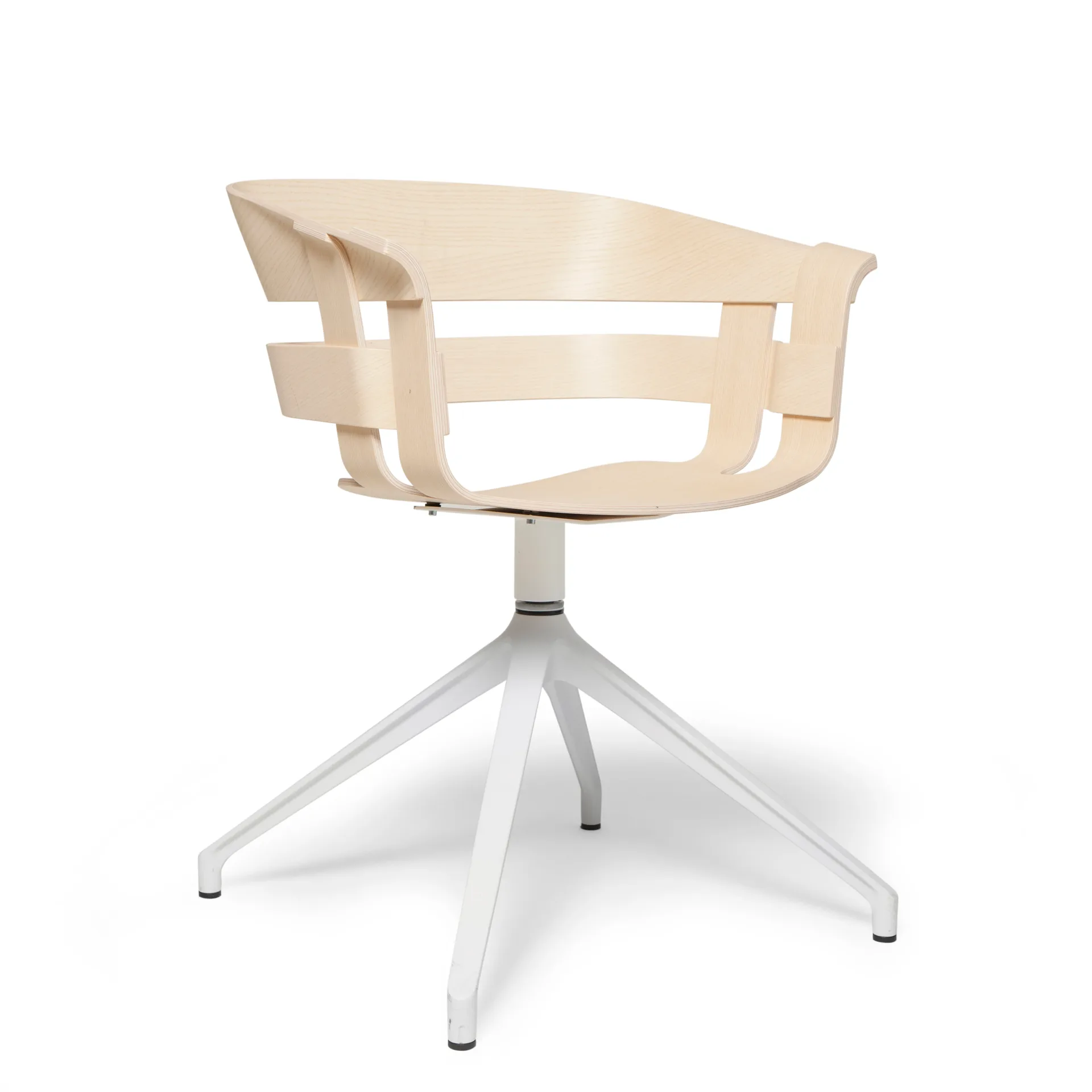 Wick Chair bureaustoel, essen-witte metalen poten Design House Stockholm