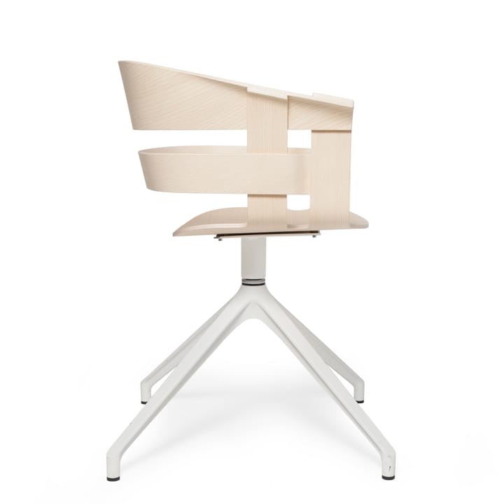 Wick Chair bureaustoel, essen-witte metalen poten Design House Stockholm