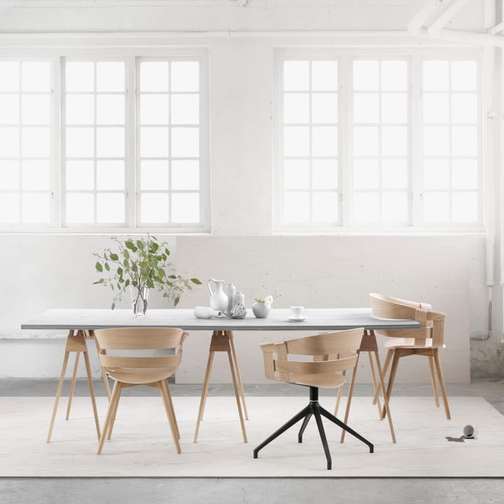Wick Chair stoel - eiken-eiken poten - Design House Stockholm