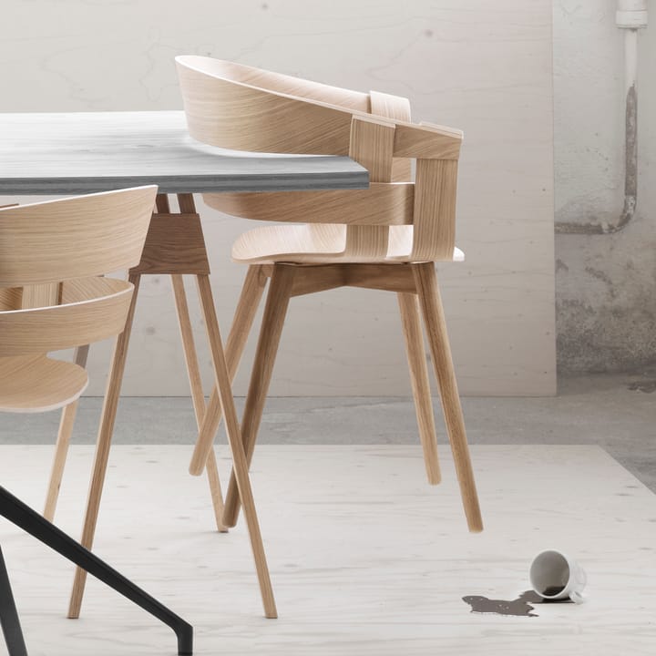 Wick Chair stoel, eiken-eiken poten Design House Stockholm