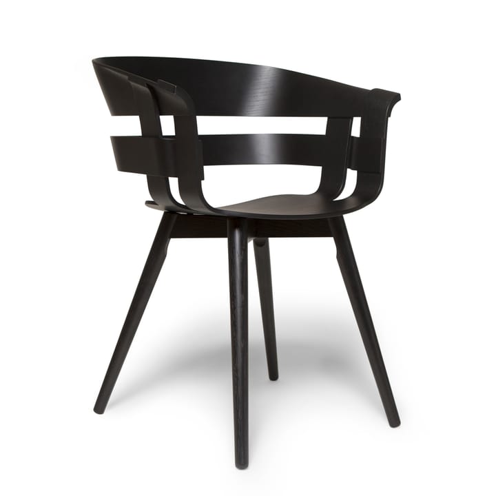Wick Chair stoel - zwart-zwarte essen poten - Design House Stockholm