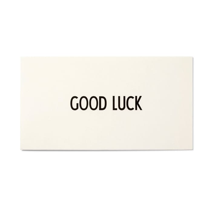 AJ Vintage ABC kaart - Good Luck - Design Letters