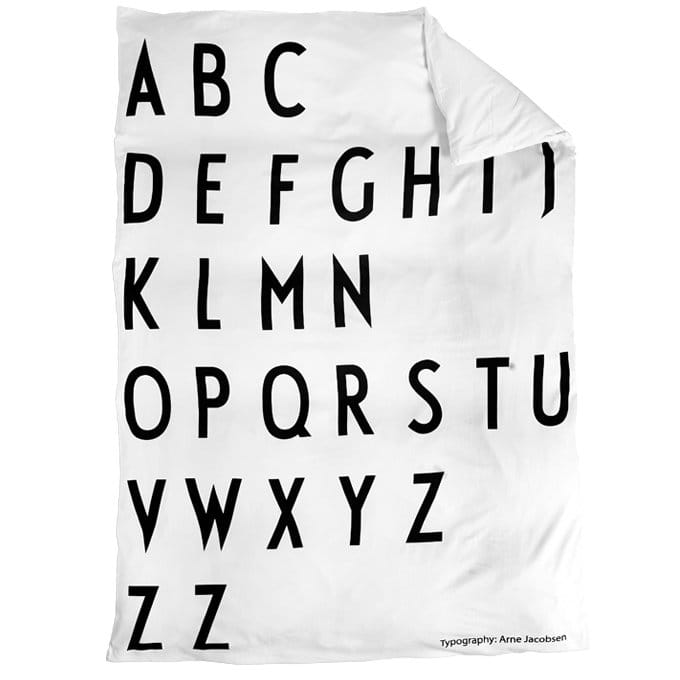 AJ Vintage dekbedovertrek - 140 x 200 cm. - Design Letters