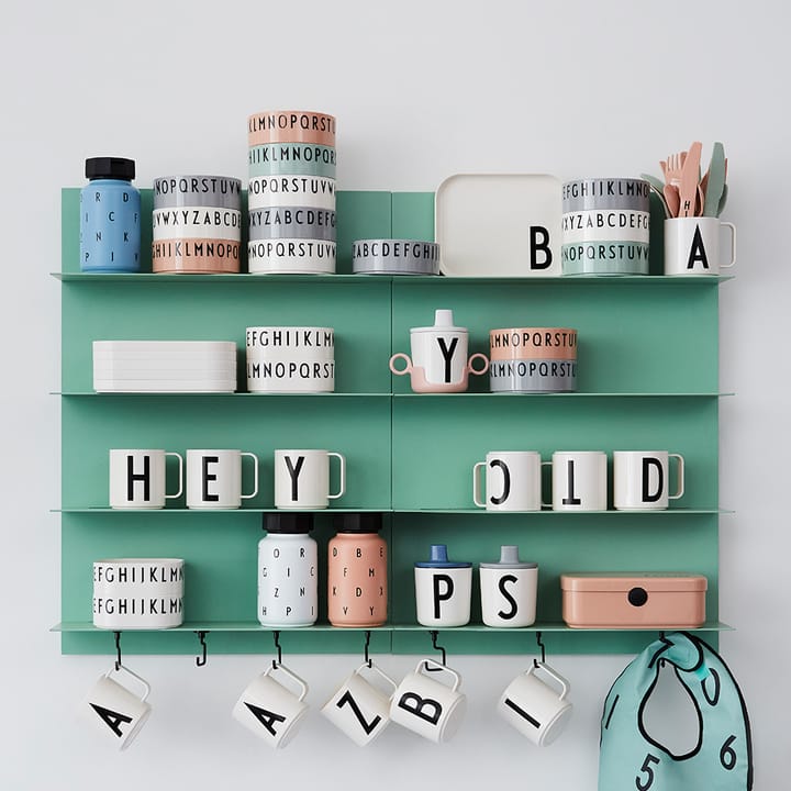 Breakfast Dinner Lunch kom 3-pack, Groen Design Letters