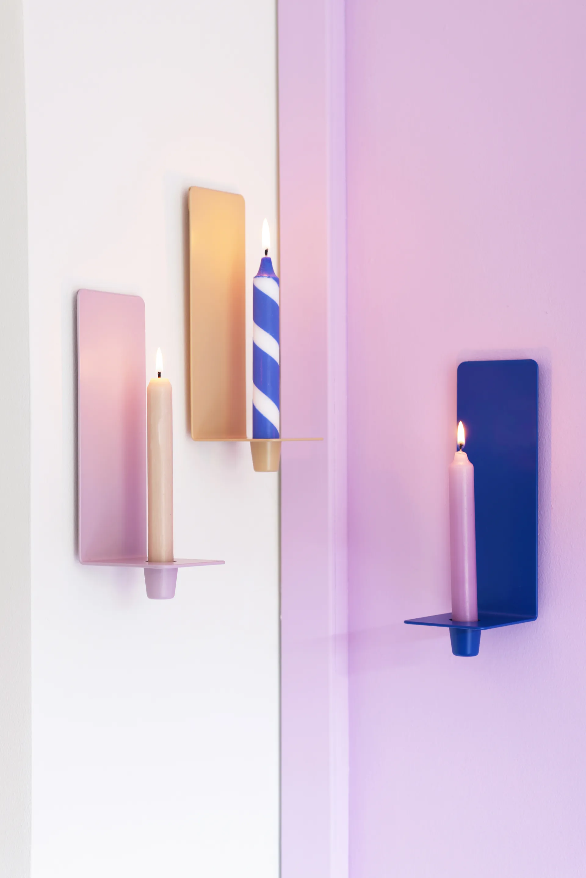 Cosy up wandkandelaar 25 cm, Cobalt Design Letters