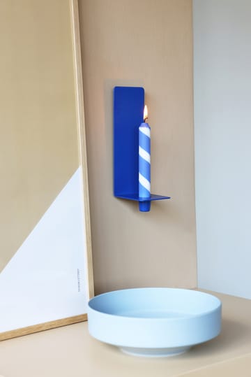 Cosy up wandkandelaar 25 cm - Cobalt - Design Letters