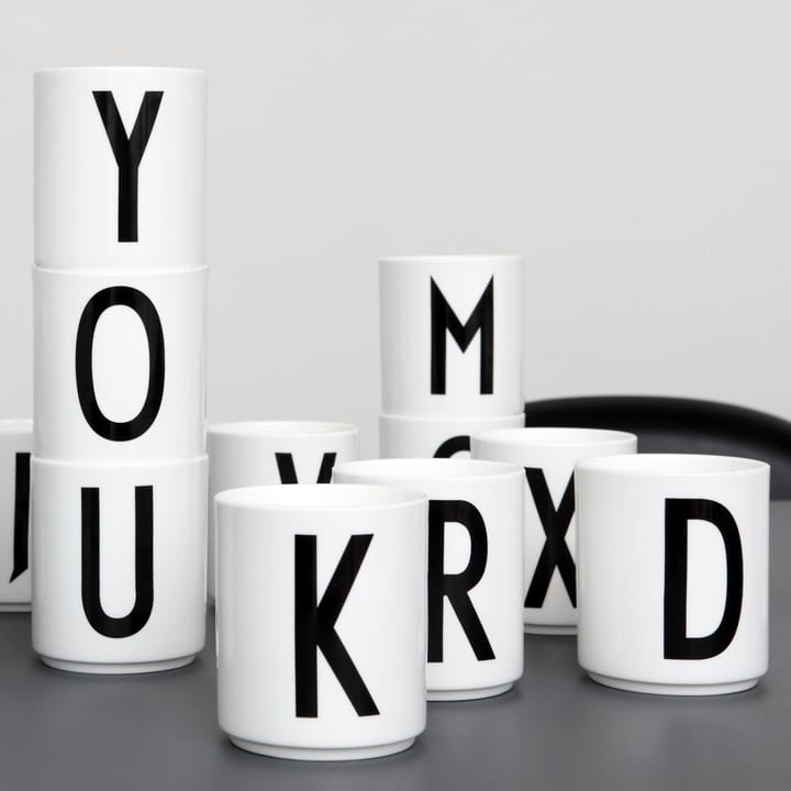 Design Letters beker, D Design Letters