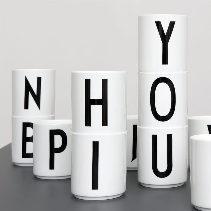 Design Letters beker, H Design Letters