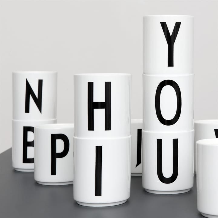 Design Letters beker, O Design Letters