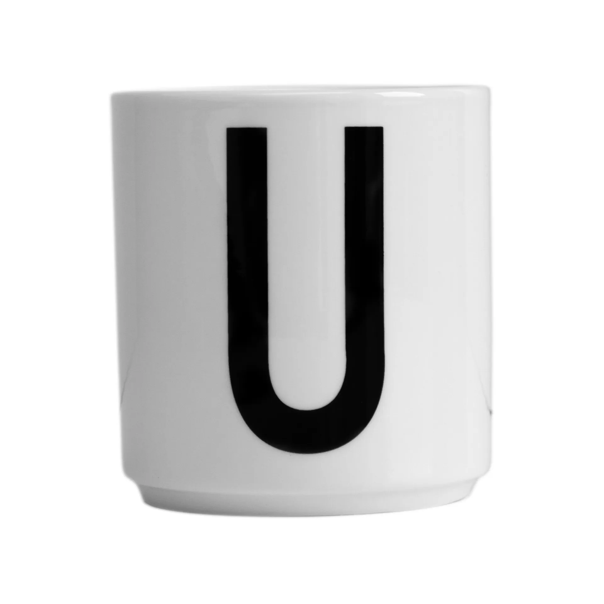 Design Letters beker, U Design Letters