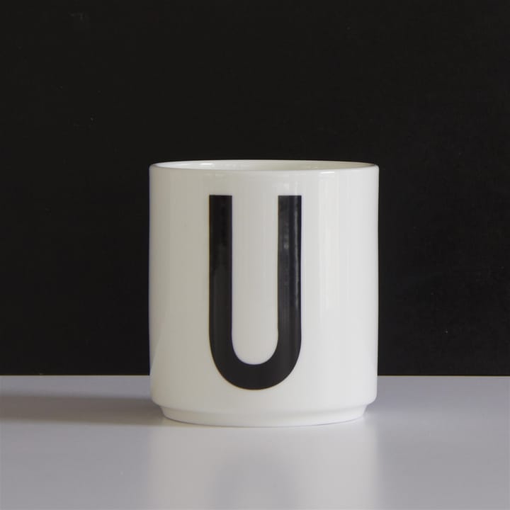 Design Letters beker, U Design Letters