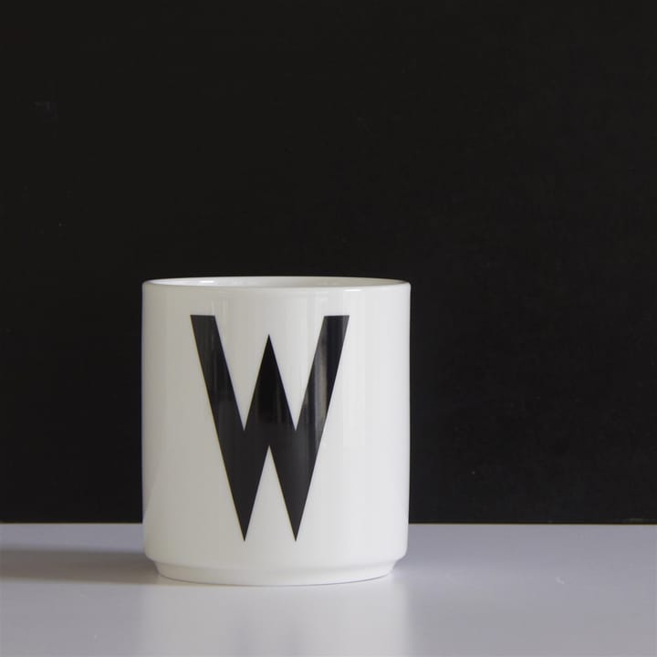 Design Letters beker, W Design Letters
