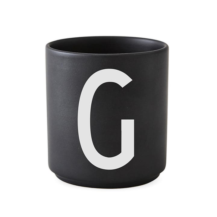 Design Letters beker zwart - G - Design Letters