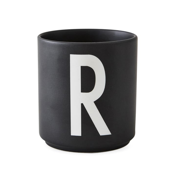 Design Letters beker zwart - R - Design Letters