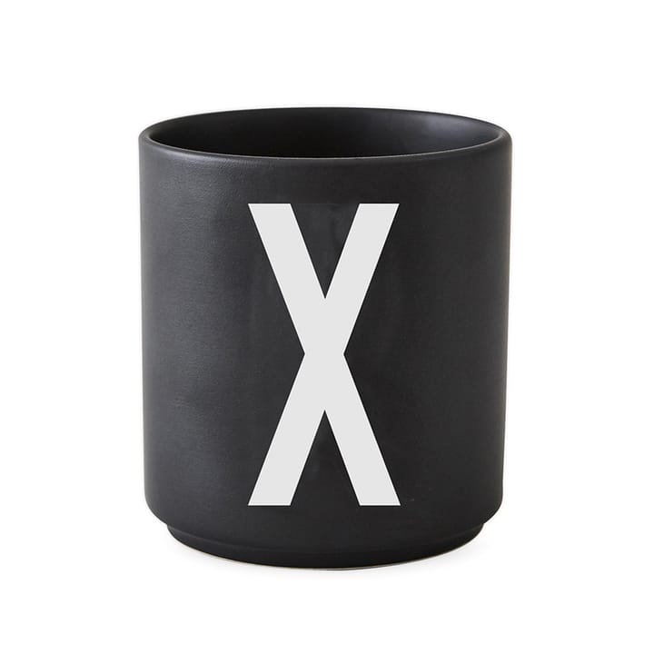 Design Letters beker zwart - X - Design Letters