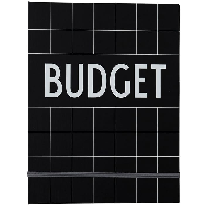 Design Letters budgetboek - Zwart - Design Letters