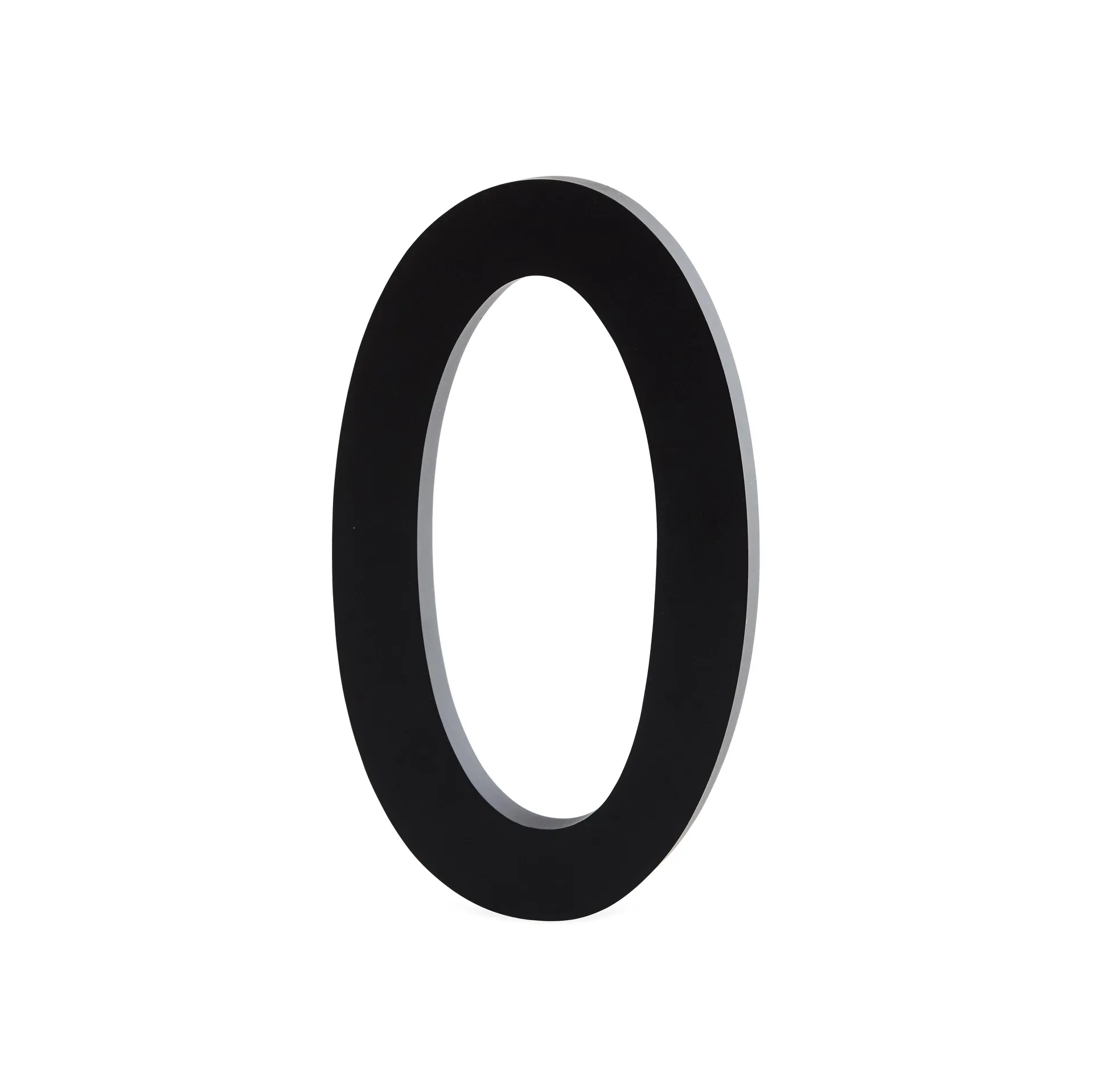 Design Letters cijfers aluminum 50 mm., 0 Design Letters